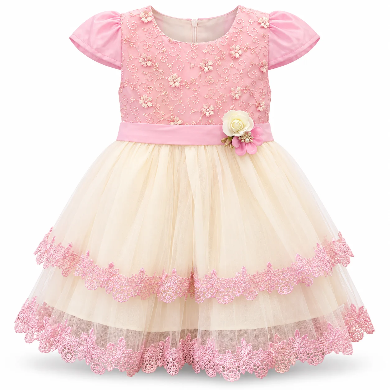 Girls' Embroidered 2-Piece Set