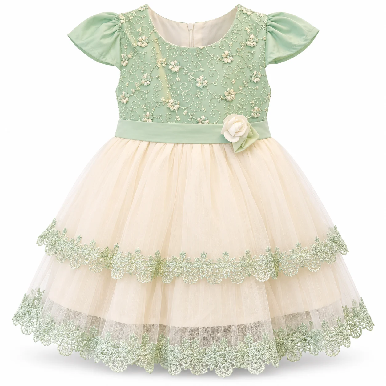 Girls' Embroidered 2-Piece Set