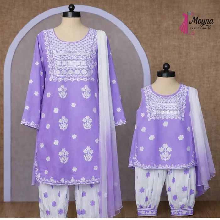 Lavender Bloom Girls 3-Piece Dress